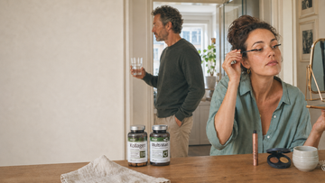 People taking daily vitamin D supplements through the dark Swedish winter months