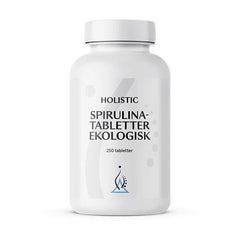 Holistic Organic Spirulina 250 tablets product bottle