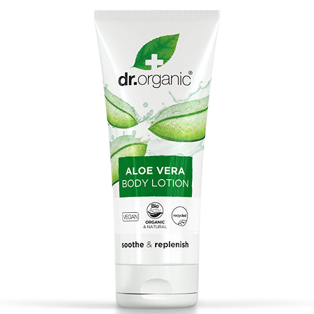 Dr Organic Aloe Vera Body Lotion 200 ml bottle