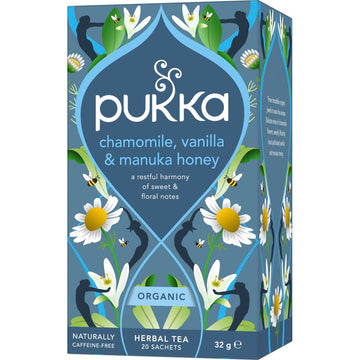Pukka Herbal Tea Chamomile Vanilla & Manuka Honey Organic 20 pcs