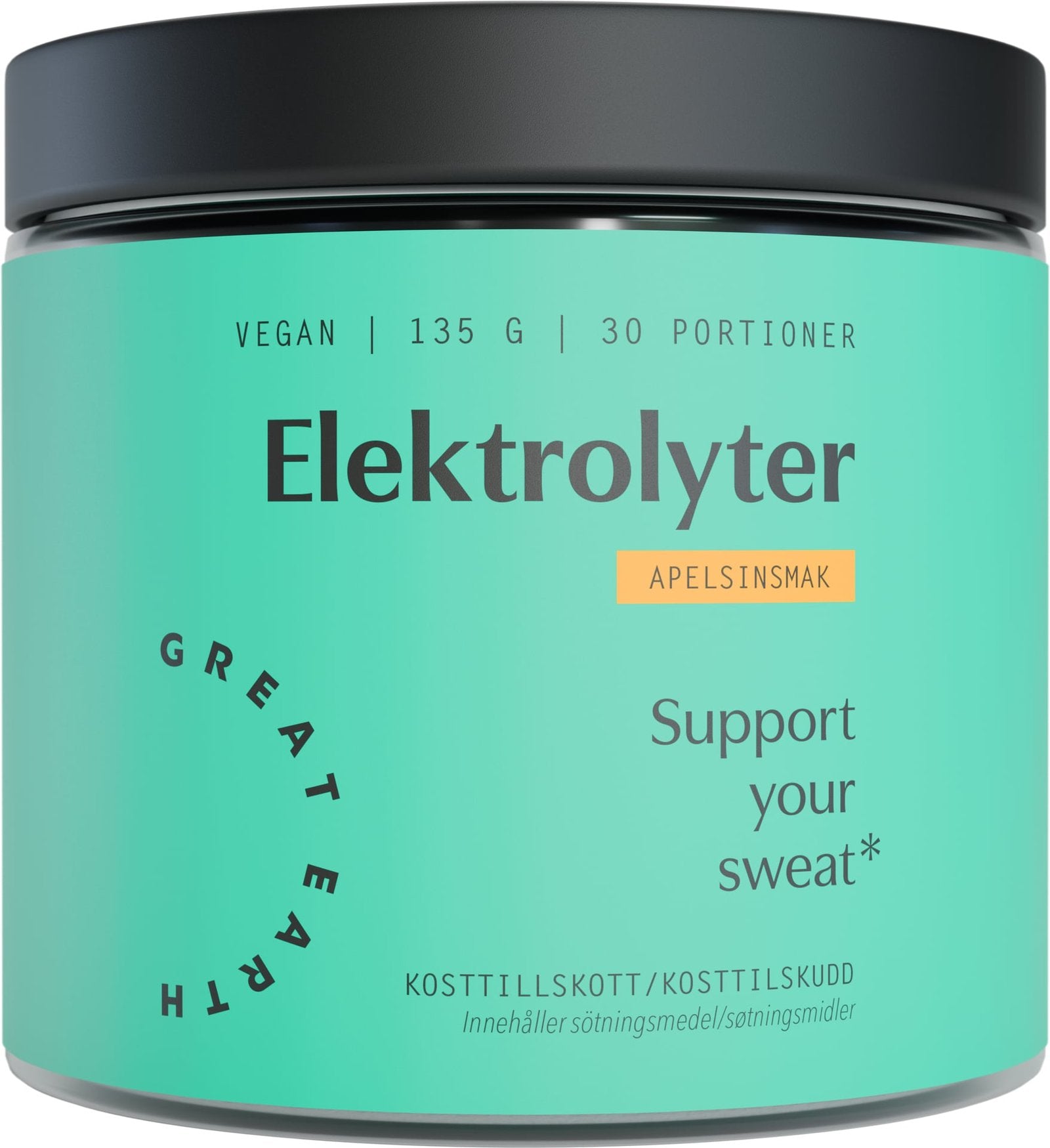 Great Earth Electrolytes Orange 135 g