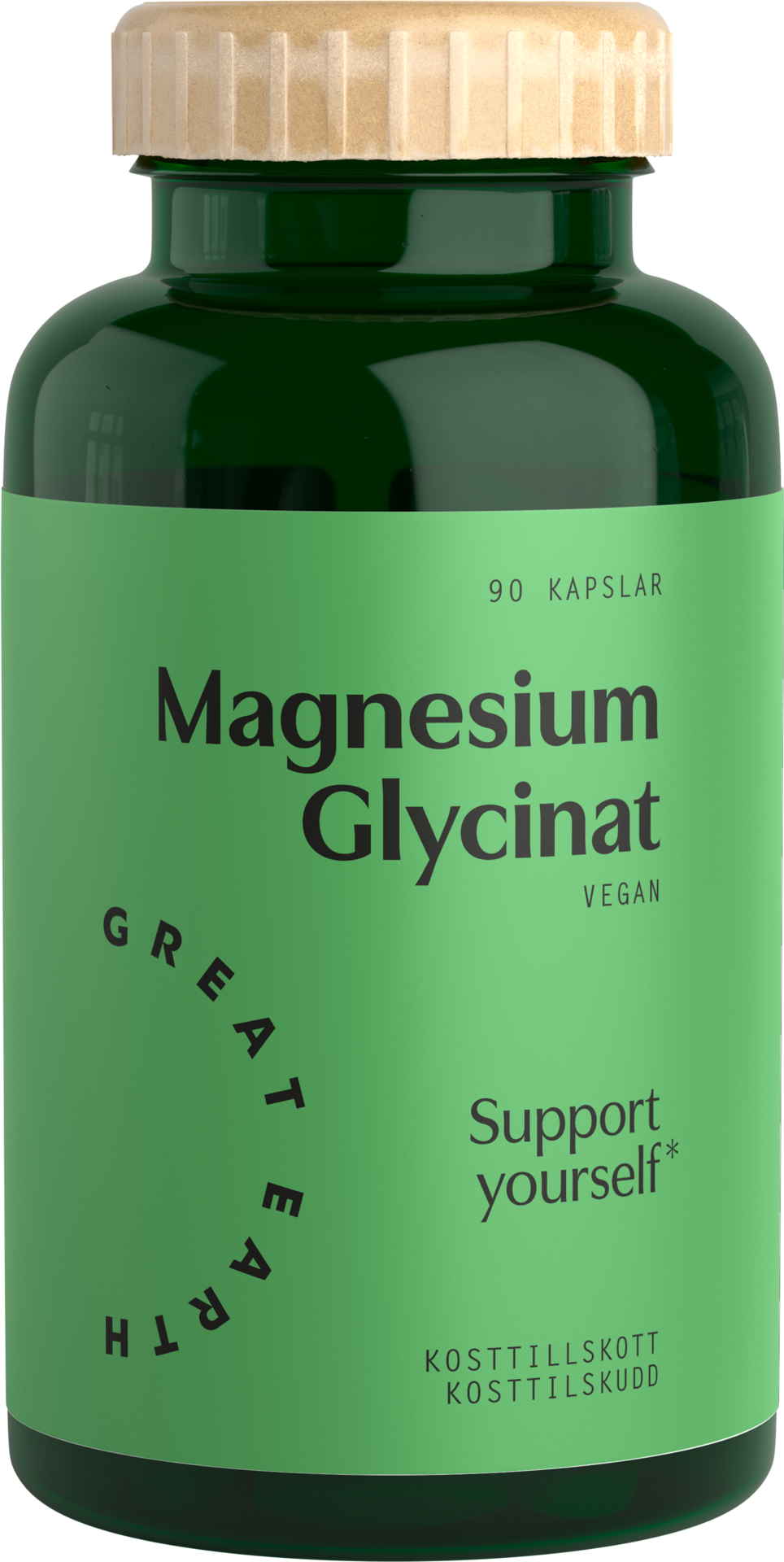 Great Earth Magnesiumglycinat 90 Capsules