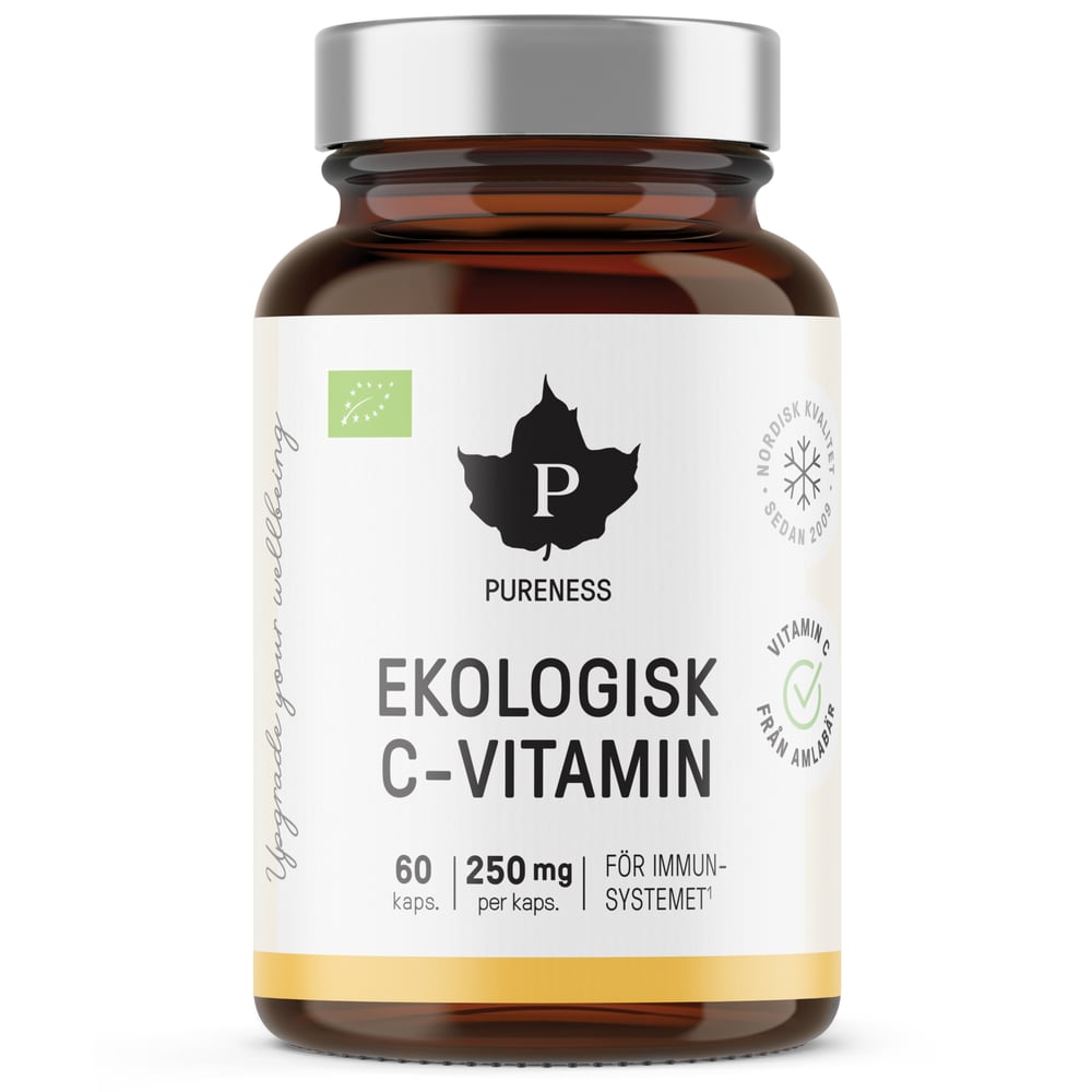 Pureness Organiclogisk C-vitamin 60 Capsules