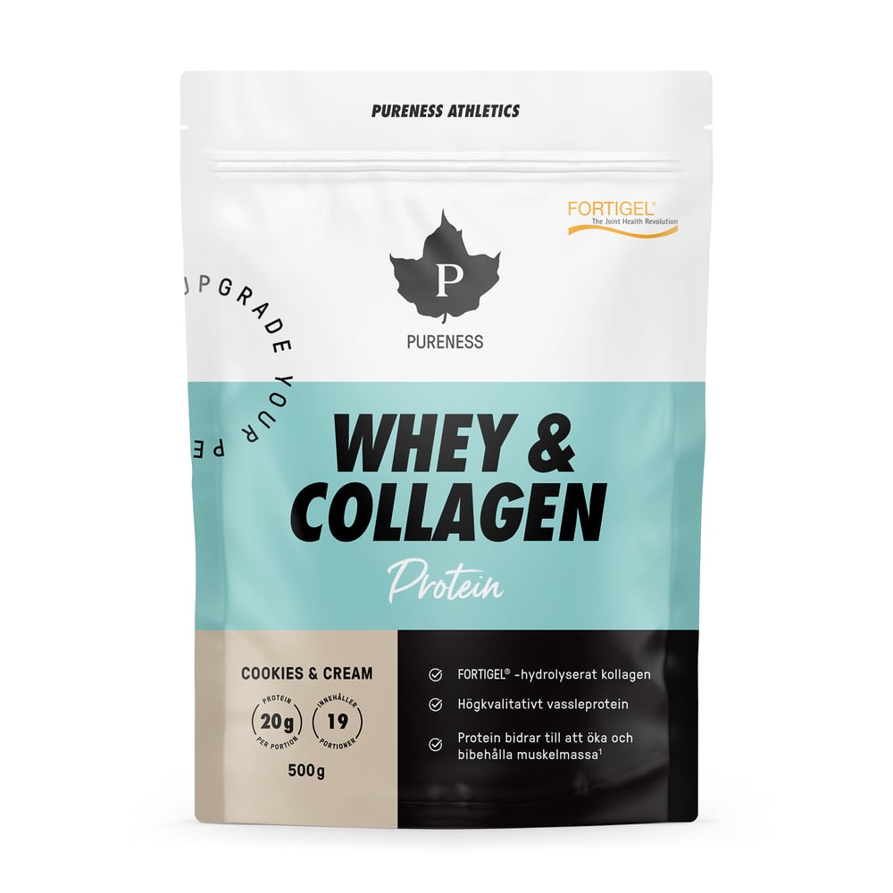 Pureness Athletics Whey & Collagen Cookies & Cream - 500 g