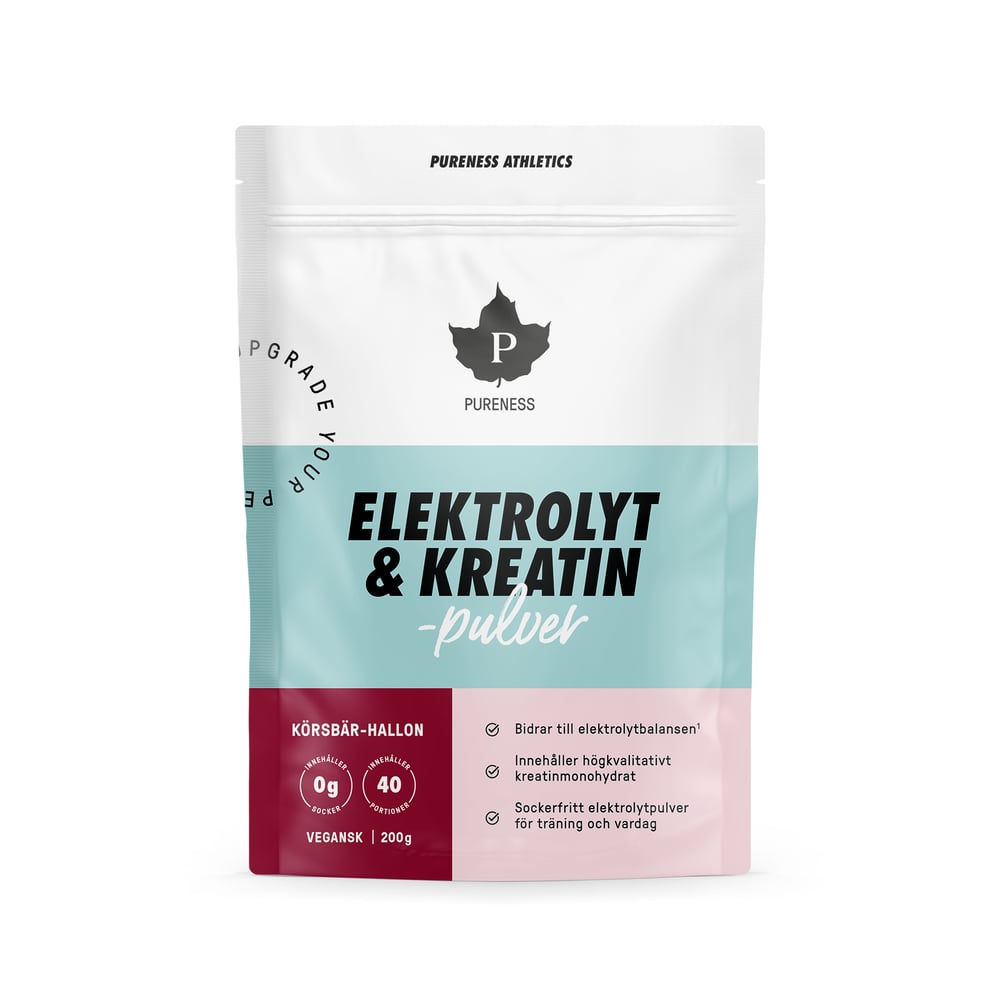 Pureness Elektrolyt & Creatinepulver Cherry Raspberry 200 g