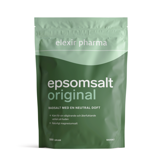 Elexir Pharma Epsom Salt Original 1 kg new packaging