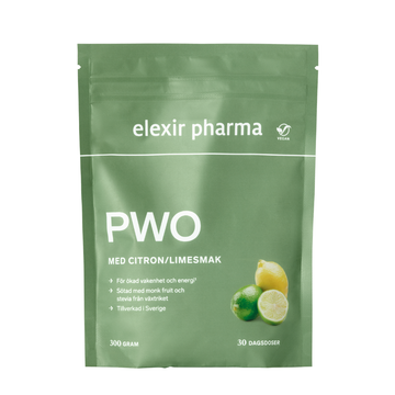 Elexir Pharma PWO Citron & Lime 300 g front package image
