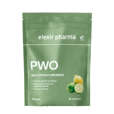 Elexir Pharma PWO Citron & Lime 300 g front package image