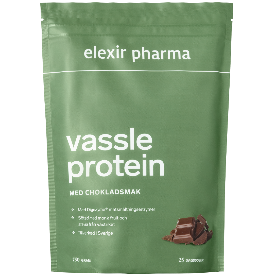 Elexir Pharma Whey Protein Chocolate 750 g front package image