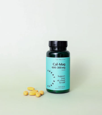 Great Earth Cal-Mag 600-300 mg Refill 60 Tablets - Made in Sweden