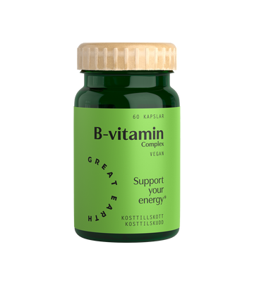Great Earth B-Vitamin Complex 60 Capsules front package image