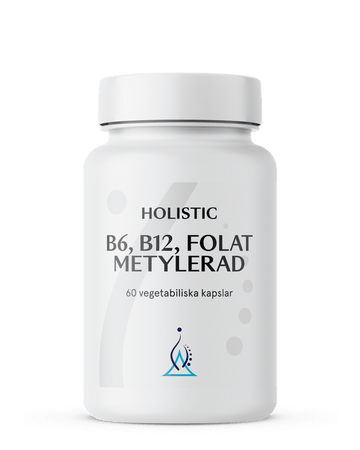 Holistic B6, B12 and Folate Methylated, 60 capsules