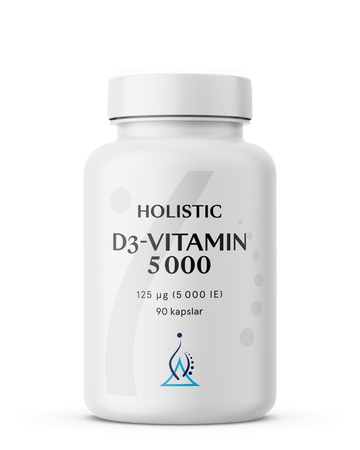 Holistic D3-vitamin 5000, 90 capsules