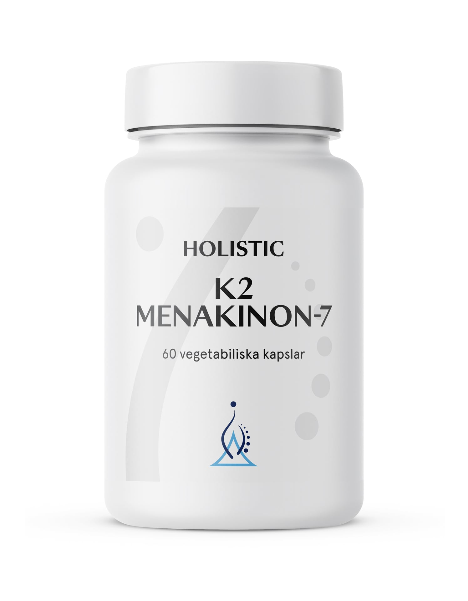 Holistic K2 90 micrograms 60 capsules product bottle