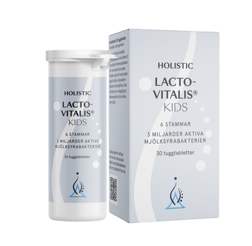 Holistic Lactovitalis Kids 30 chewable tablets front