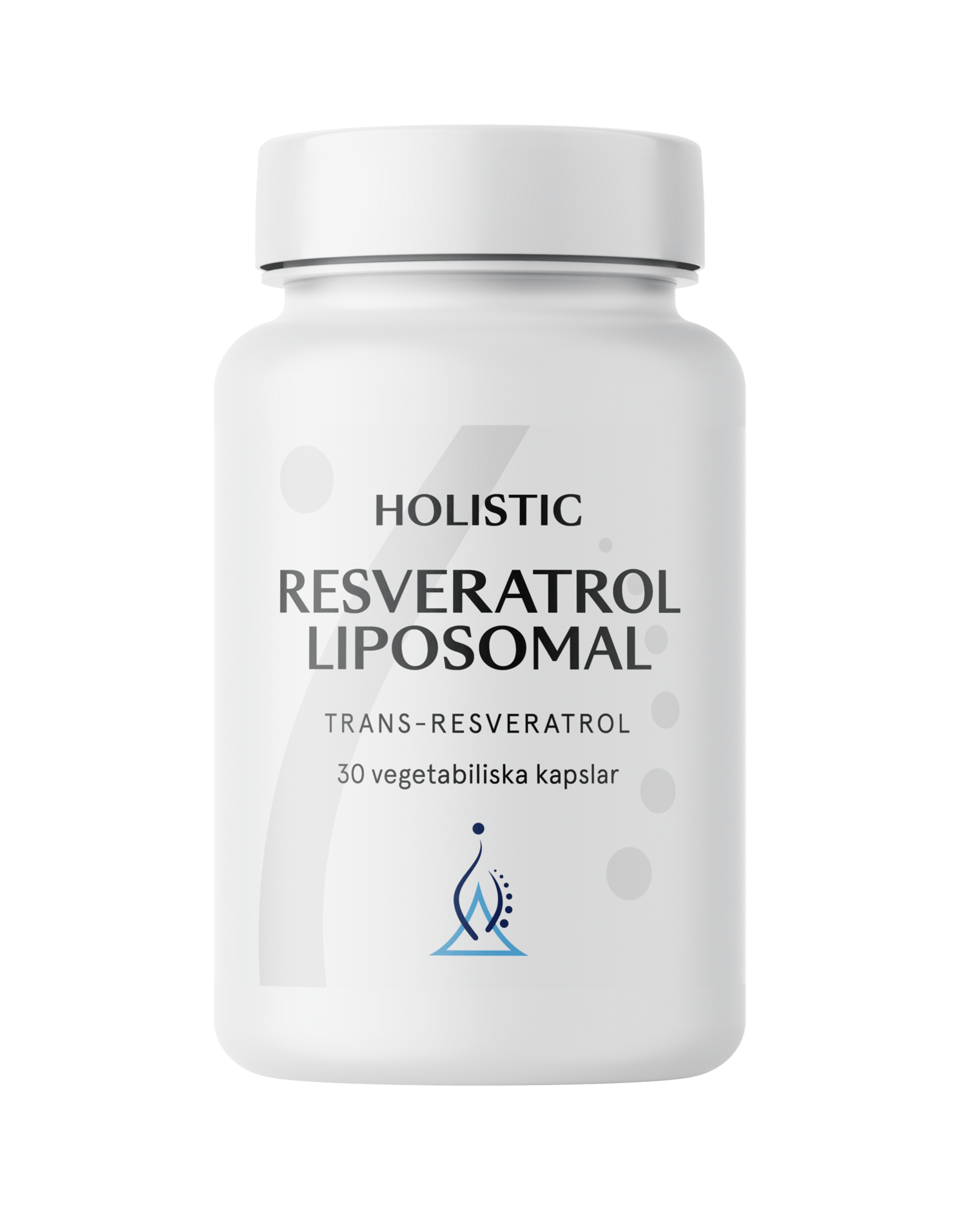 Holistic Resveratrol Liposomal 30 capsules product bottle