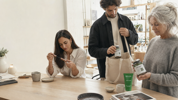 Different European customers choosing iWell beauty and wellness products