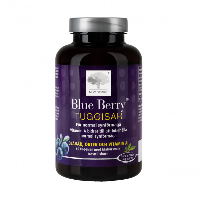 New Nordic Blue Berry Chews 60 pcs