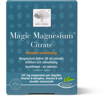 New Nordic Magic Magnesium Citrate 60 Tablets