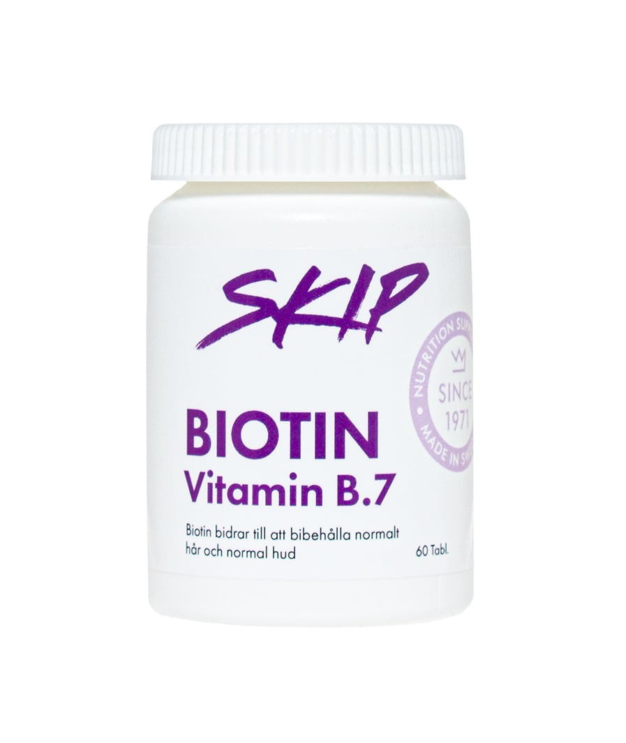 Skip Biotin Vitamin B7 60 Tablets front package image
