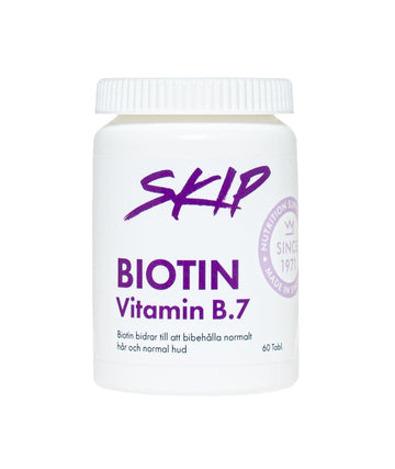 Skip Biotin Vitamin B7 60 Tablets front package image