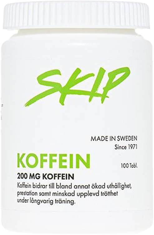 Skip Caffeine 200 mg 100 Tablets front package image