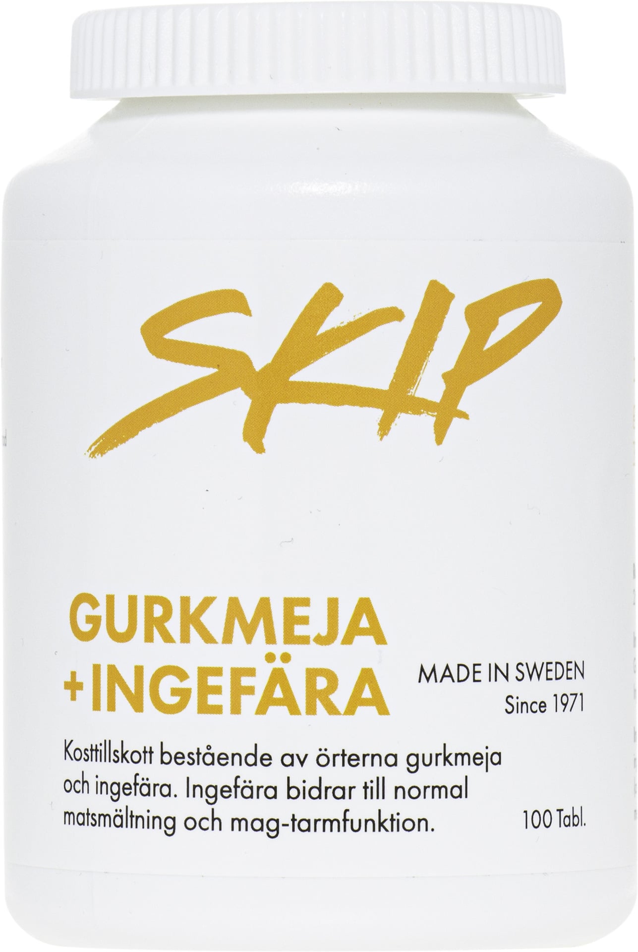 Skip Turmeric and Ginger 100 Tablets front package image