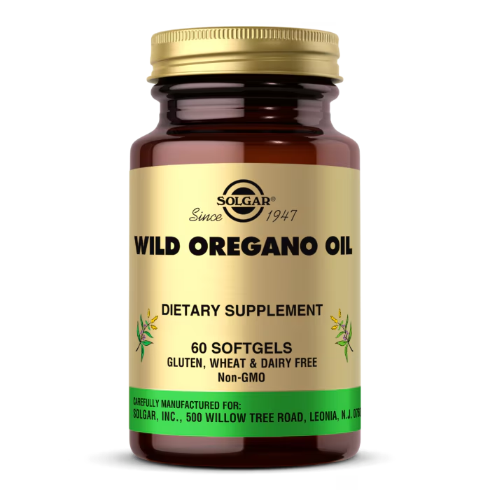 Solgar Wild Oregano Oil 60 Softgels UPC 033984020290