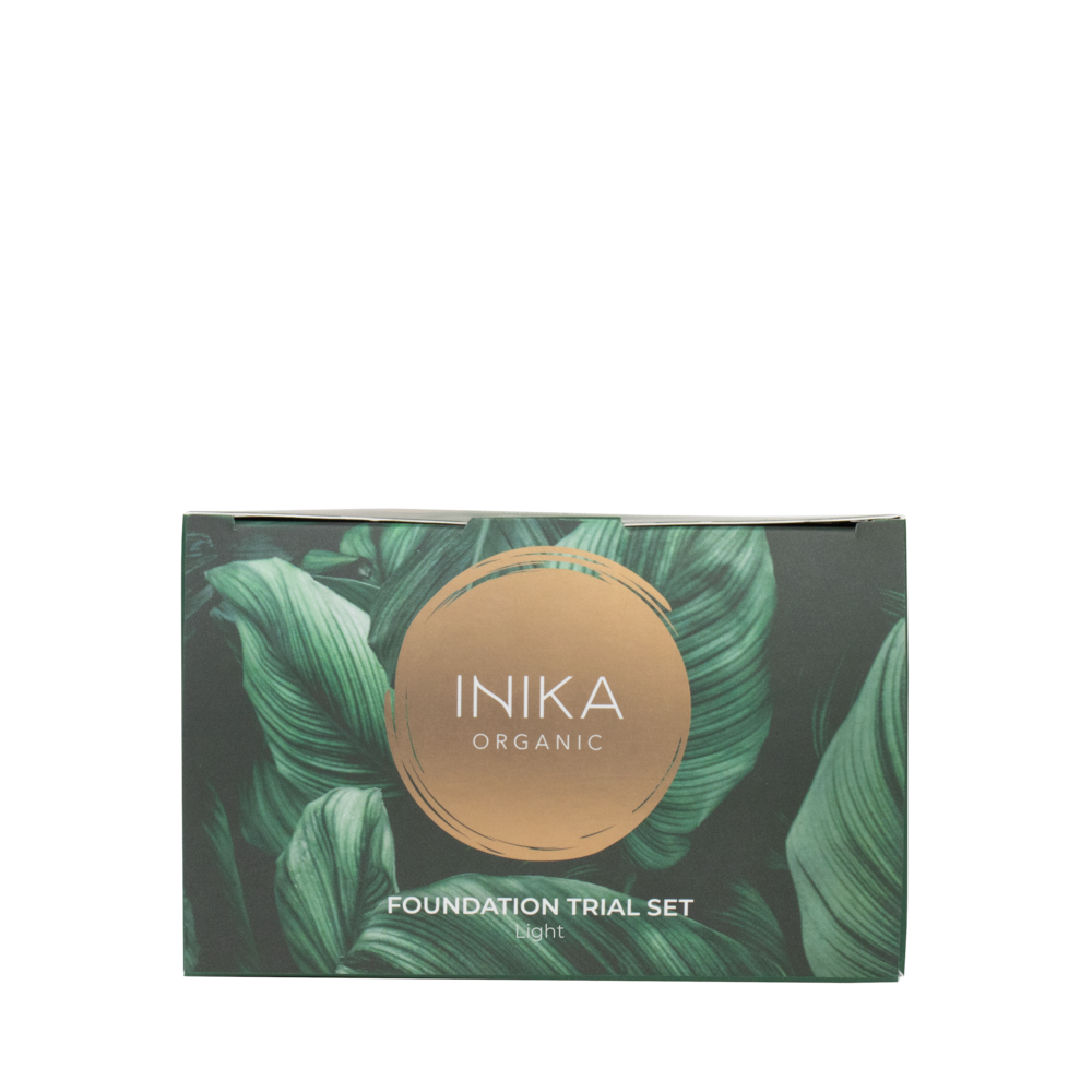 INIKA Organic Foundation Trial Set Light 12.7 ml