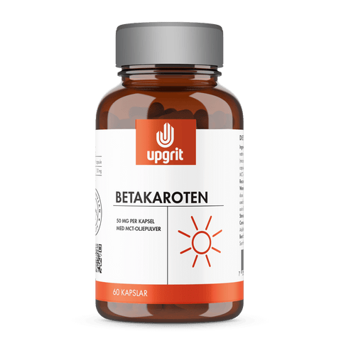 Upgrit Beta-Carotene 50 mg 60 capsules product package