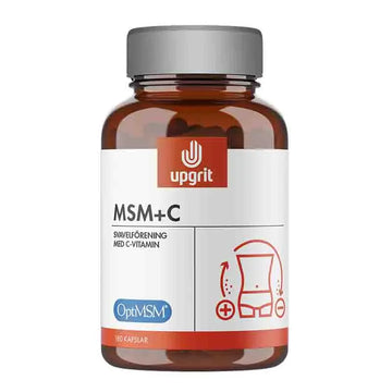 Upgrit MSM + C 180 Capsules front package image