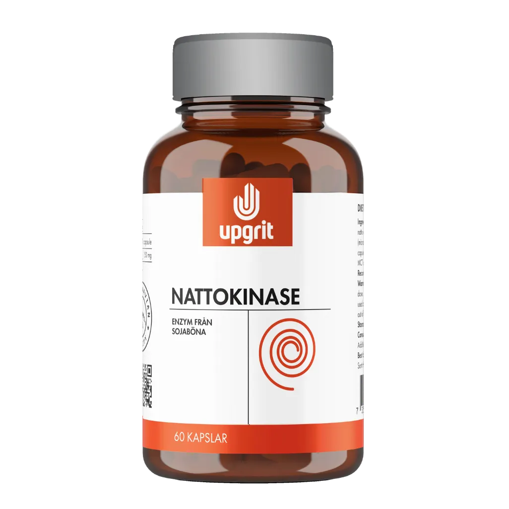 Upgrit Nattokinase 60 Capsules front package image