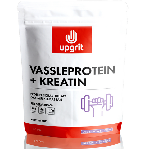 Upgrit Whey Protein and Creatine Forest Berry 1100 g package