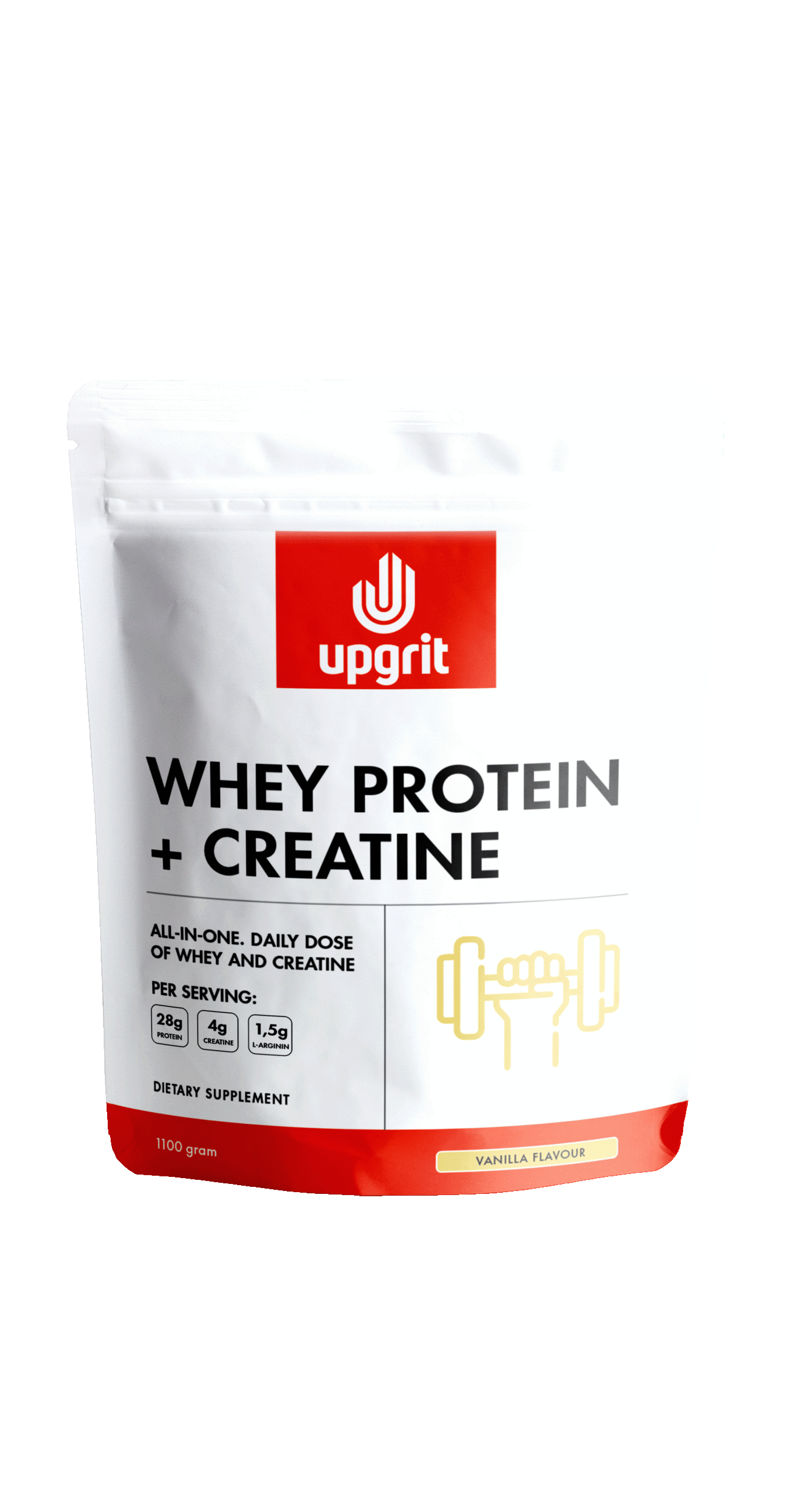 Upgrit Whey Protein + Creatine Vanilla 1100 g