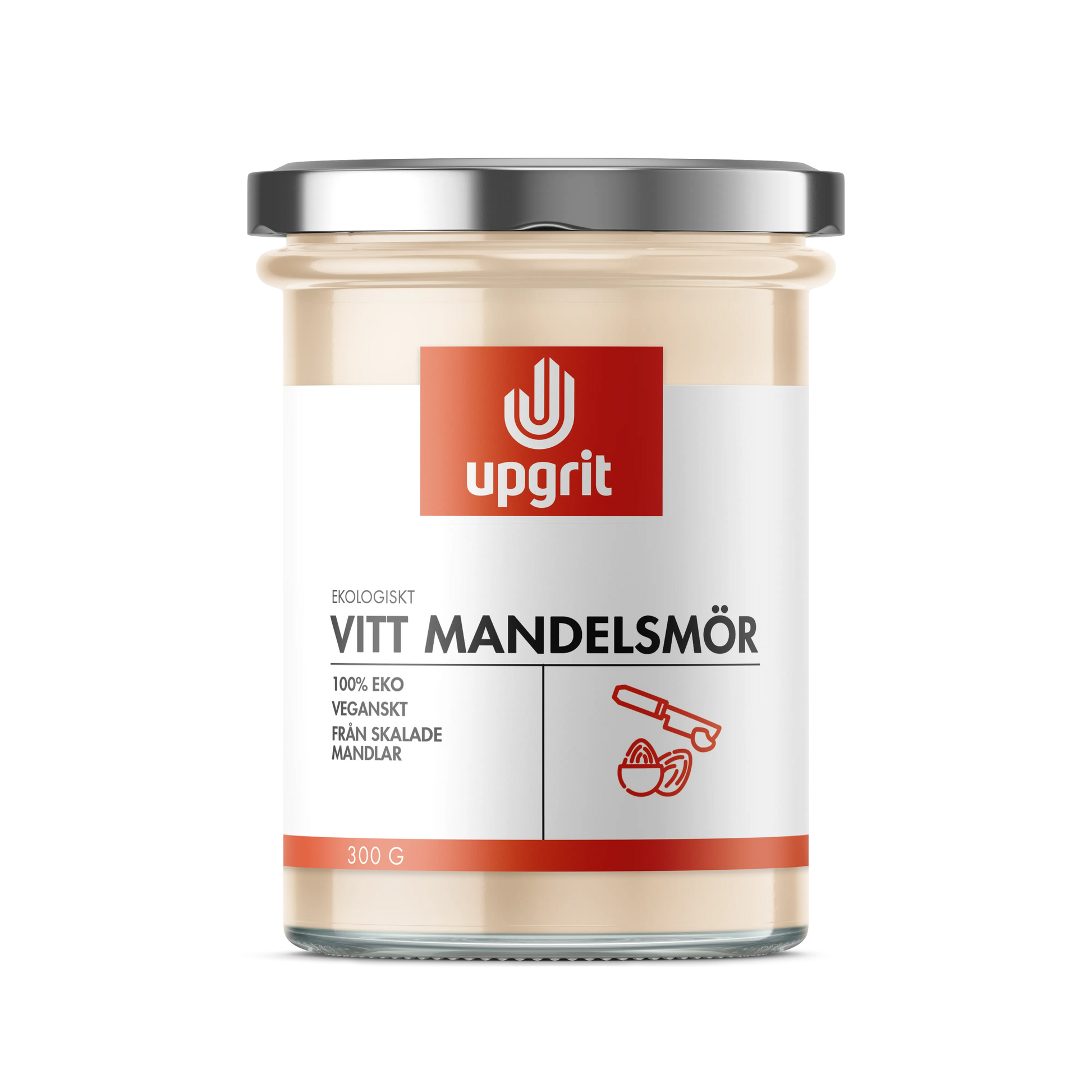 Upgrit White Almond Butter Organic 300 g