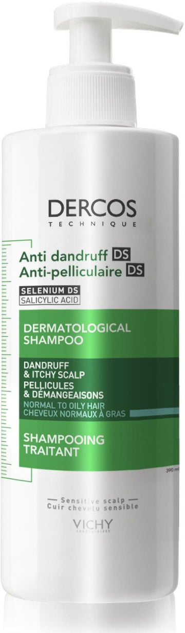 Dercos Technique Anti-Dandruff Shampoo for Normal and Oily Hair 390ml
