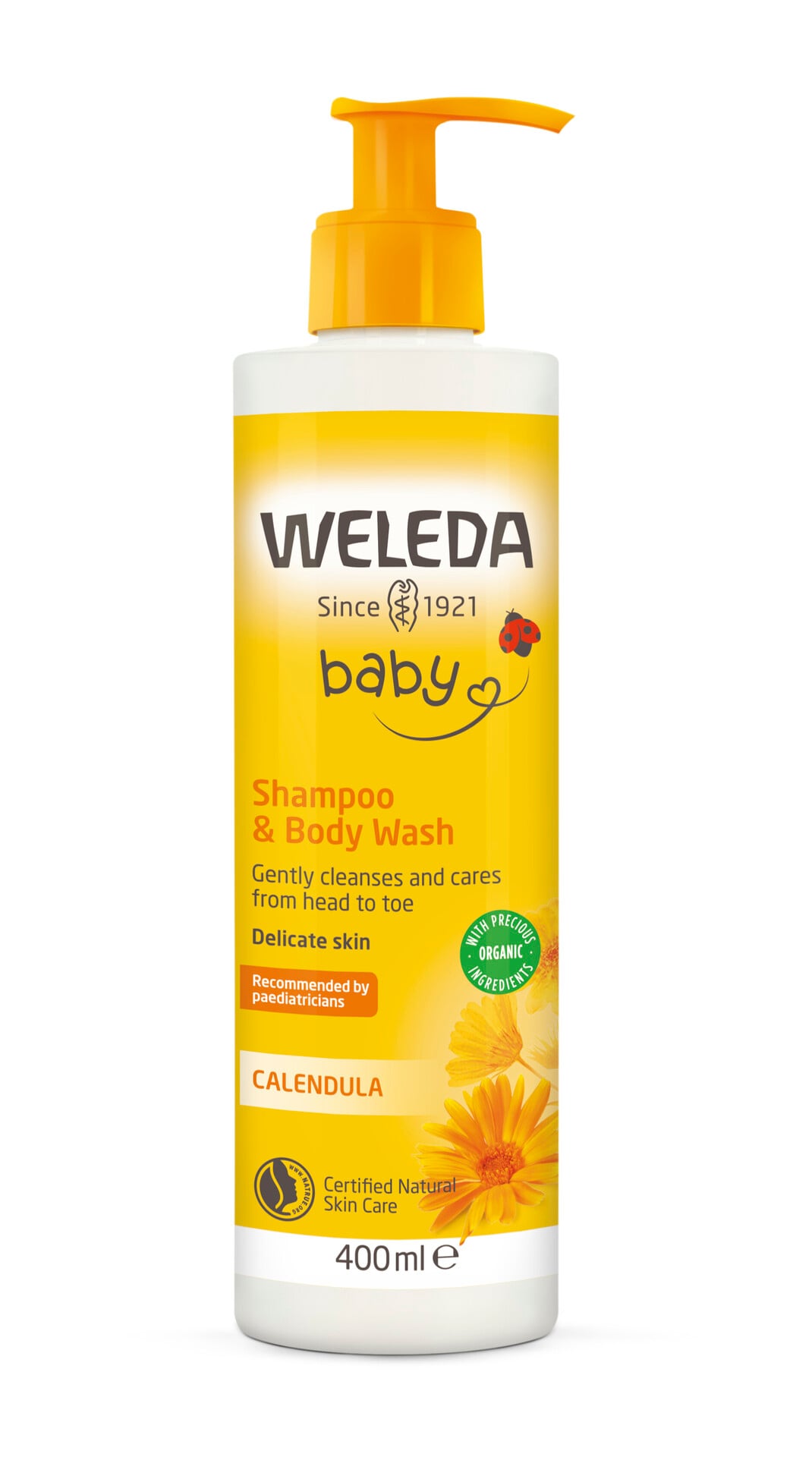 Weleda Calendula Shampoo & Body Wash 400 ml