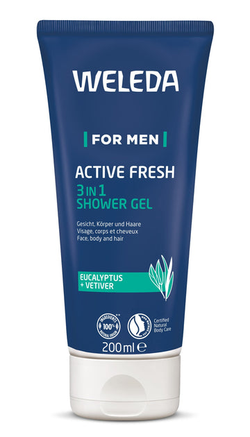 Weleda For Men Active Fresh 3in1 Shower Gel 200 ml