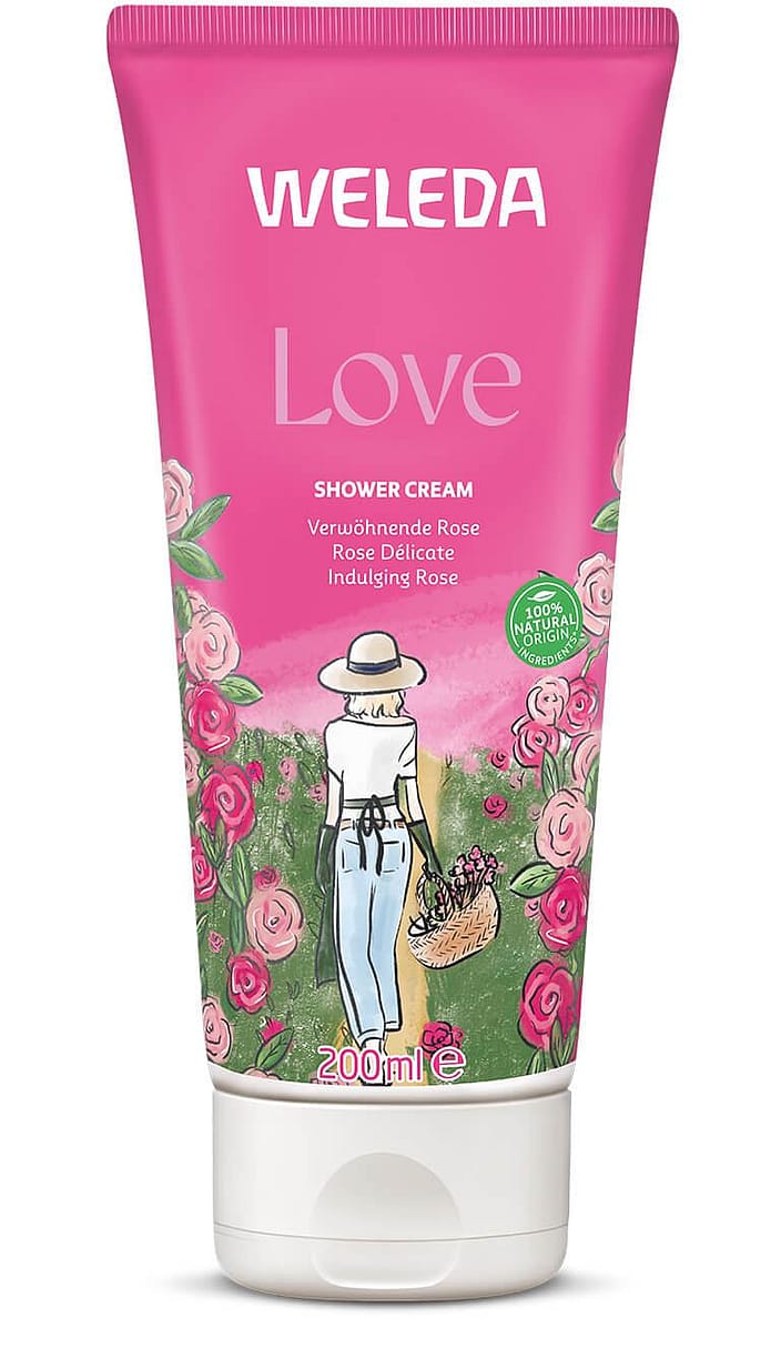 Weleda Love Shower Cream Rose 200 ml front