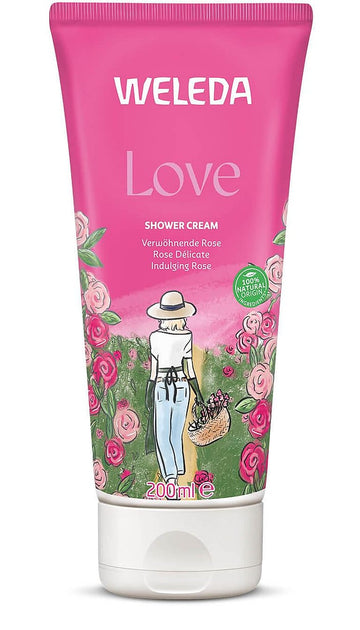 Weleda Love Shower Cream Rose 200 ml front